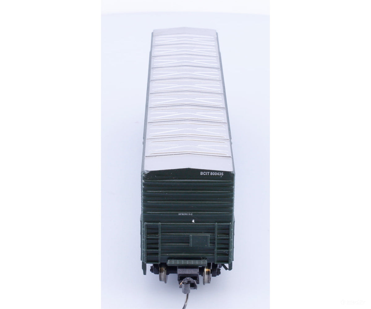 Atlas 1756-3 HO Evans Double Plug Door Box Car BC Rail (BCOL) 800435 - Freight Cars