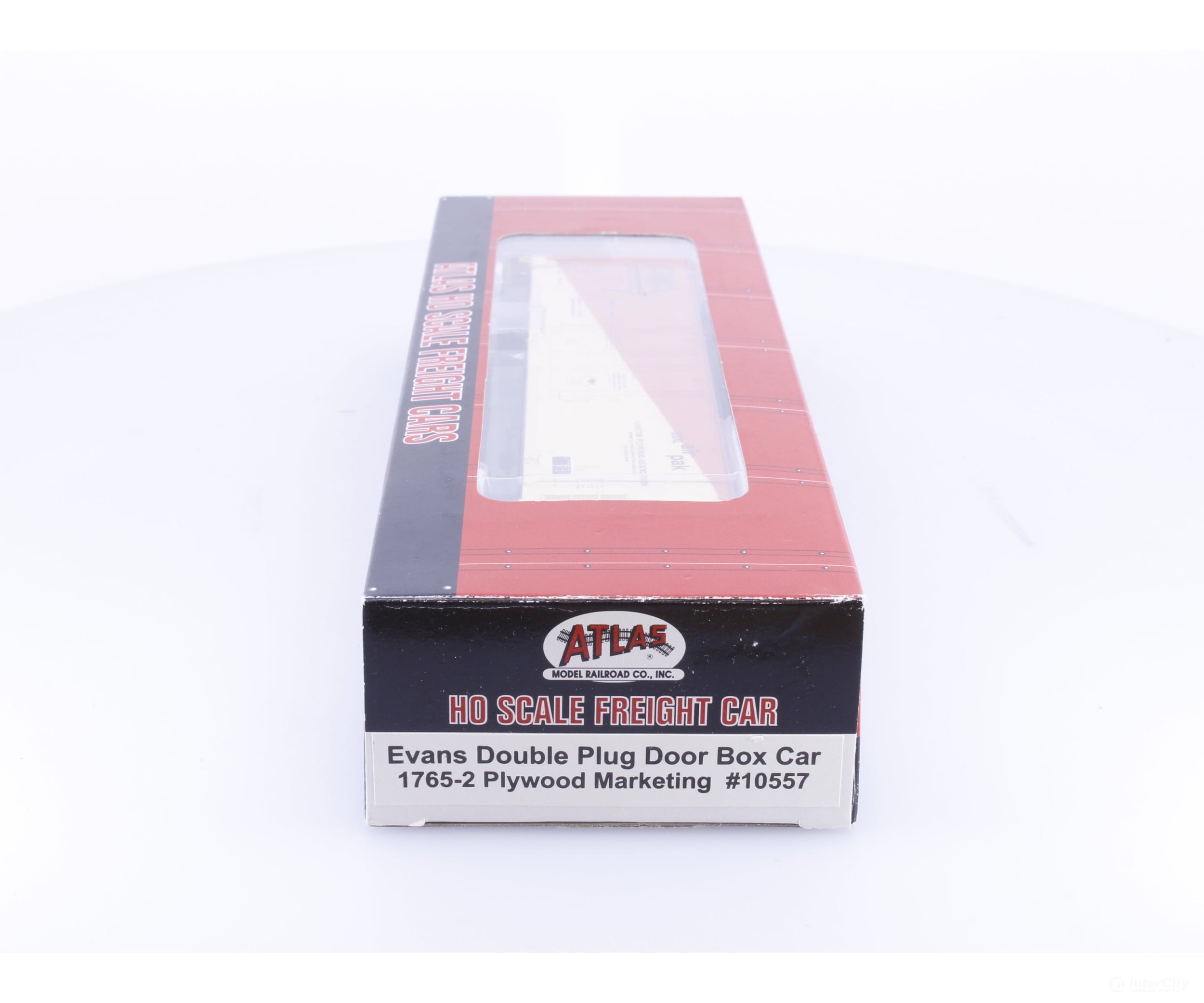 Atlas 1765-2 HO Evans Double Plug Door Boxcar Plywood Marketing (USLX) 10557 - Freight Cars