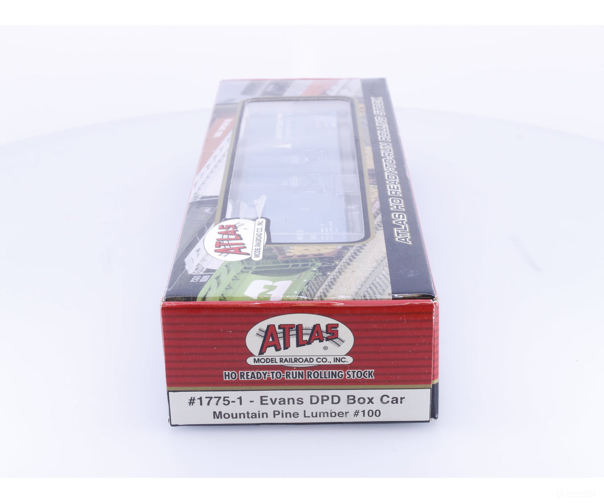 Atlas 1775-1 HO Evans Double Plug Door Boxcar Mountain Pine Lumber (MRCX) 100 (#1) - Freight Cars