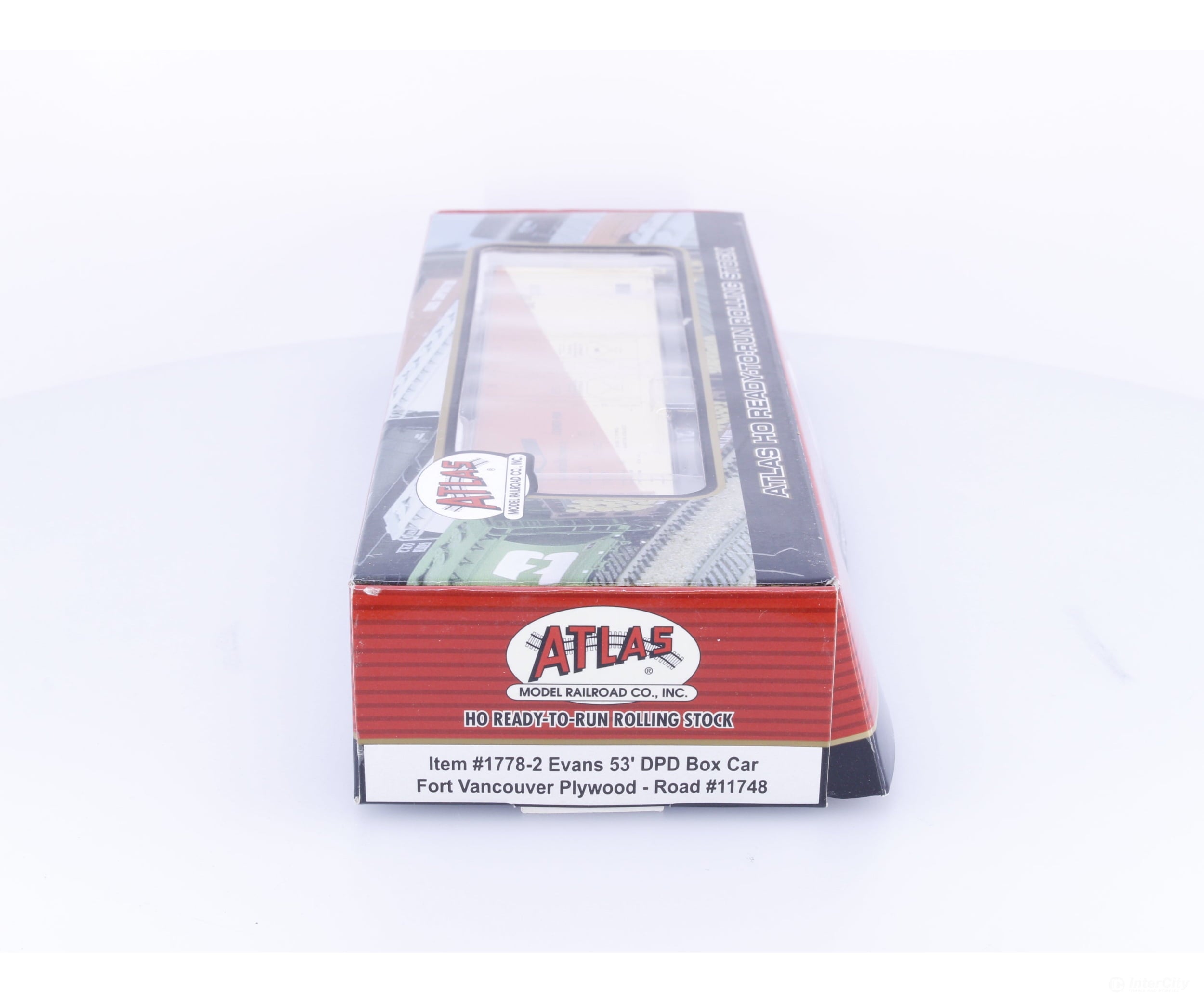 Atlas 1778-2 HO Evans 53’ Double Plug Door Box Car Fort Vancouver Plywood (USLX) 11737 - Freight Cars