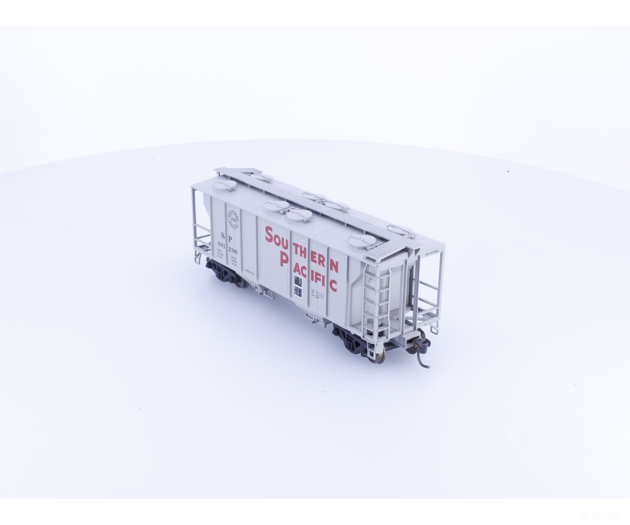 Atlas 1810 HO PS-2 2 Bay Covered Hopper Southern Pacific (SP) 401290 - Freight Cars