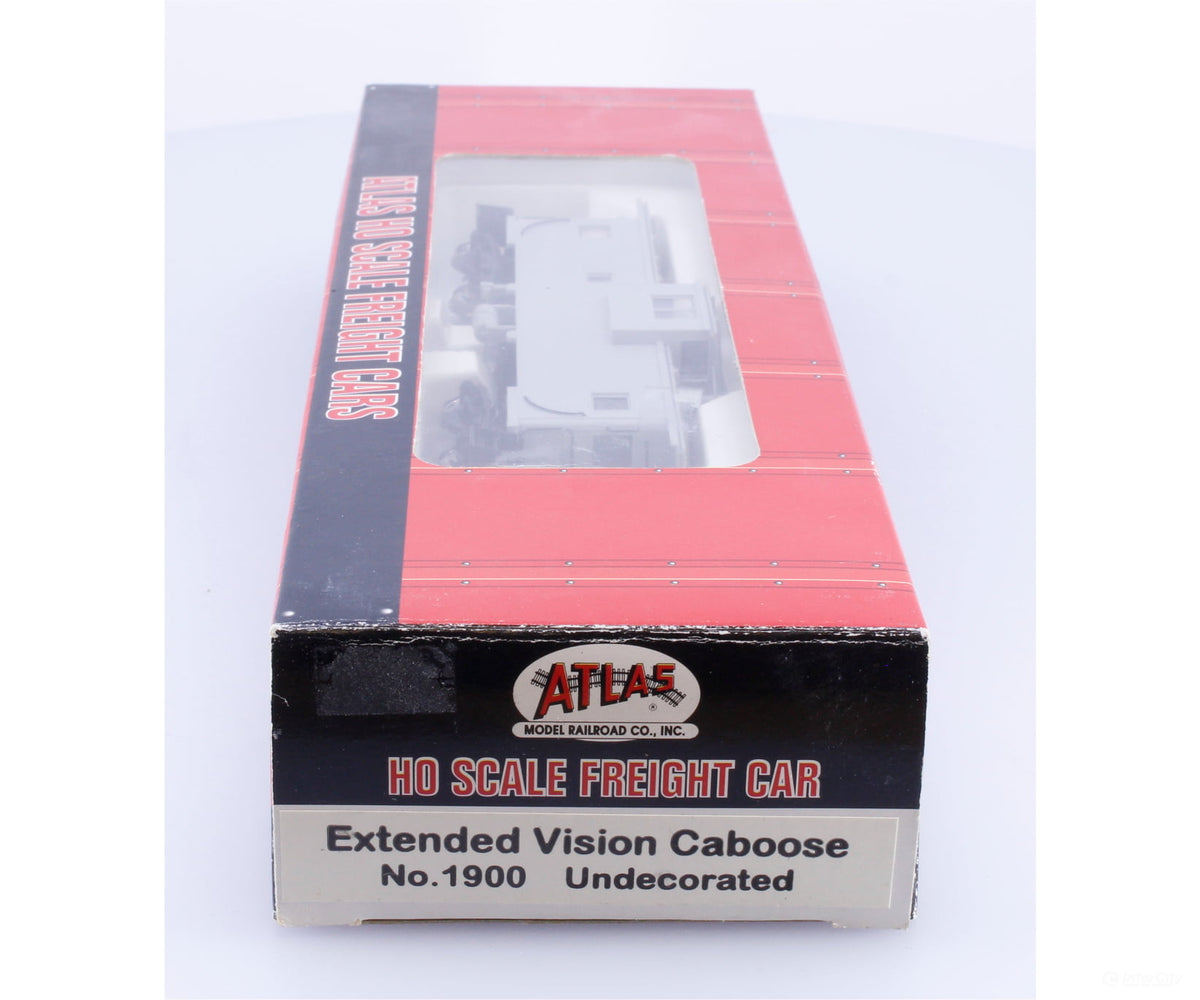 Atlas 1900 HO Extended Vision Caboose Undecorated - Freight Cars
