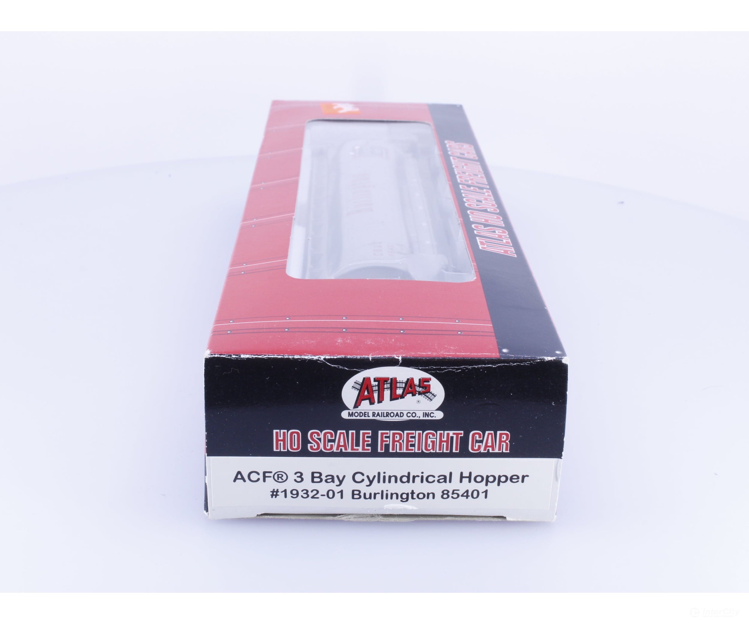 Atlas 1932-01 HO ACF 3 Bay Cylindrical Hopper Chicago Burlington and Quincey (CBQ) 85401 - Freight Cars