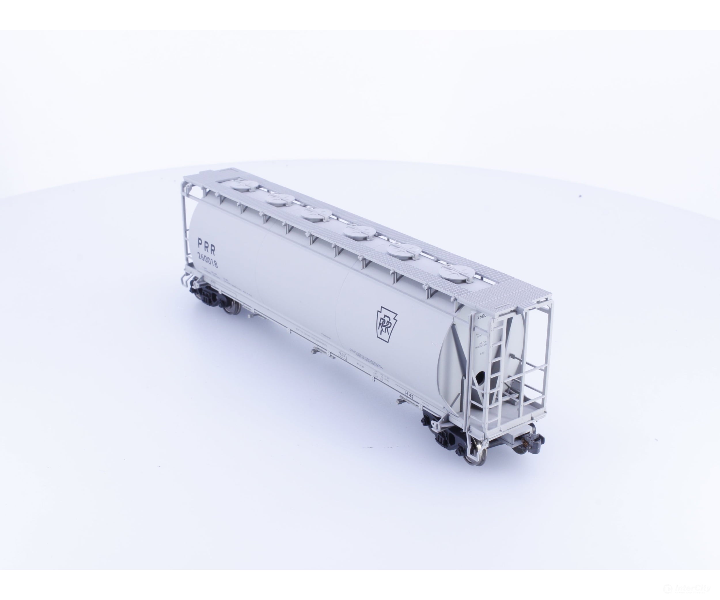 Atlas 1935-02 HO ACF 3 Bay Cylindrical Hopper Pennsylvania (PRR) 260018 - Freight Cars