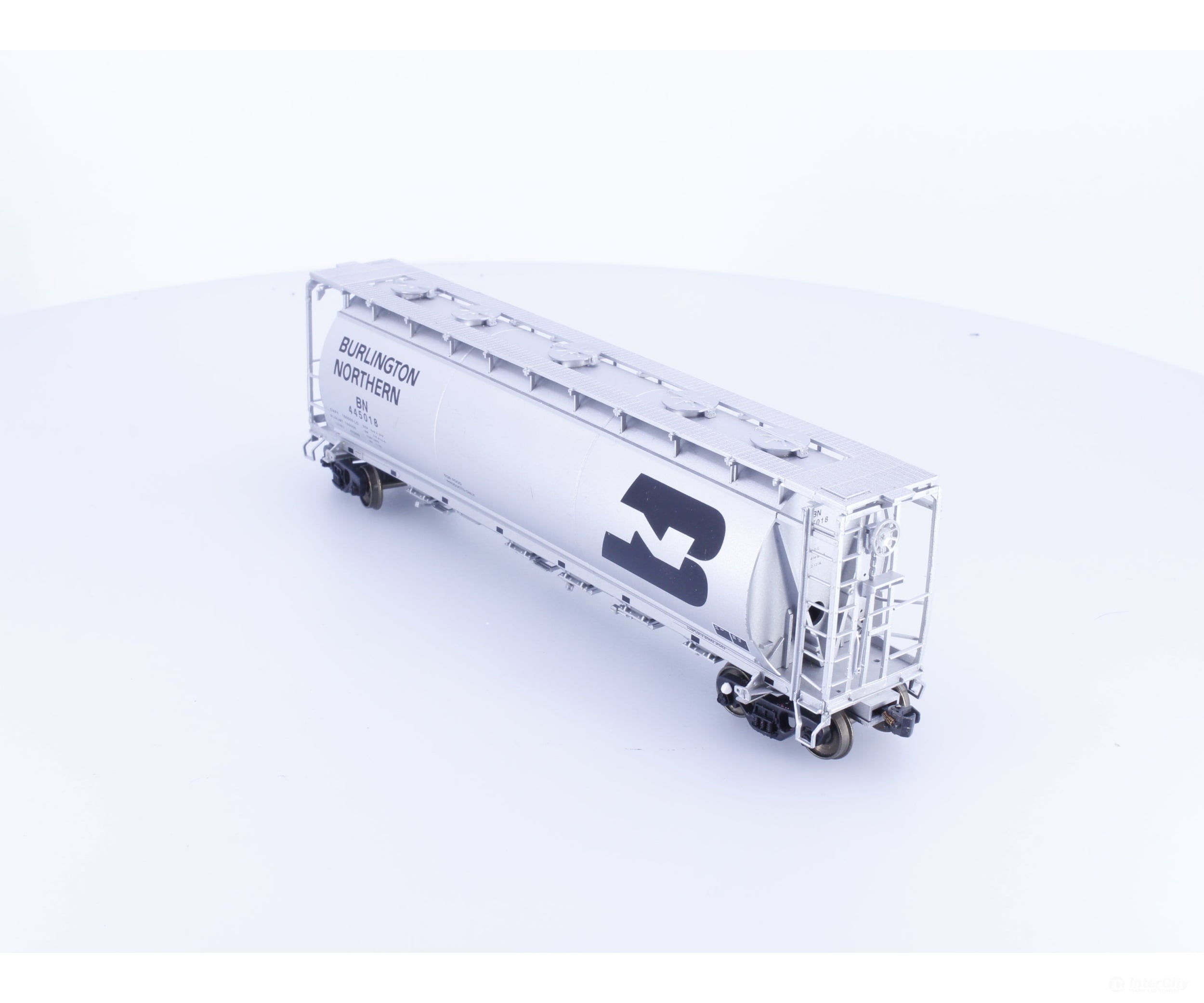 Atlas 1951-1 HO ACF 6 Bay Cylindrical Hopper Burlington Northern (BN) 445018 - Freight Cars