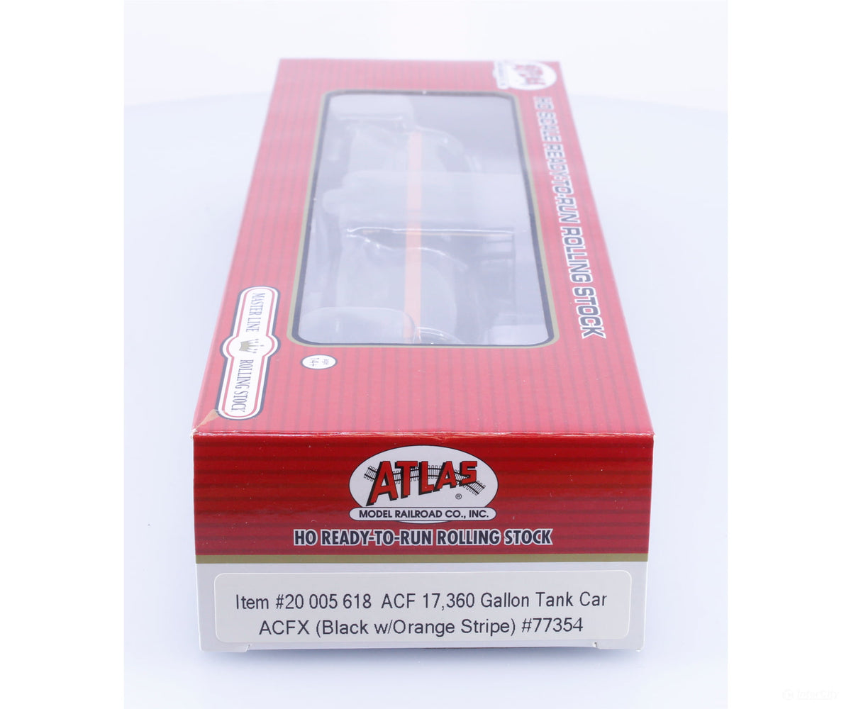Atlas 20 005 618 HO ACF 17,360 Gal. Tank Car (ACFX) 77354 - Freight Cars