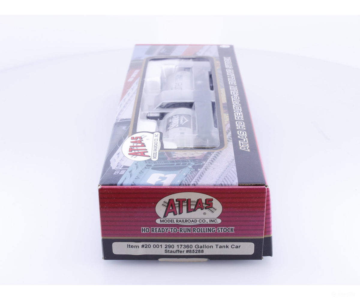 Atlas 20001290 HO 17360 Gallon Tank Car Stauffer Chemical American Car and Foundry (ACF/ACFX) 85288 - Freight Cars