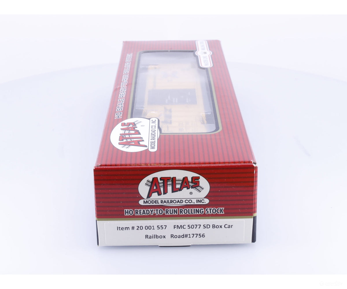 Atlas 20001557 HO FMC 5077 Single Door Boxcar Railbox (RBOX) 17756 - Freight Cars