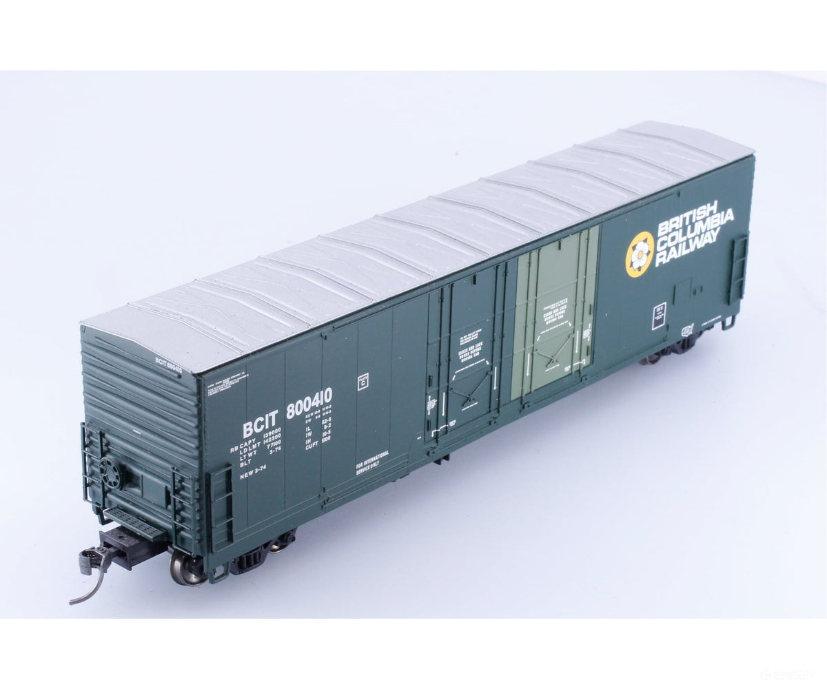 Atlas 20002450 HO Evans 53’ Double Plug Door Box Car BC Rail (BCOL) 800410 - Freight Cars