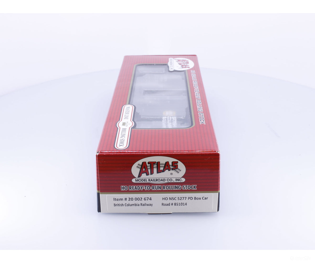 Atlas 20002674 HO NSC 5277 PD Box Car BC Rail (BCOL) 851014 - Freight Cars