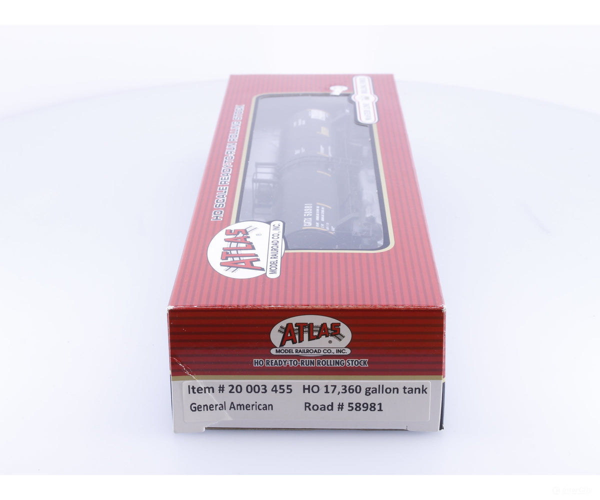 Atlas 20003455 HO 17360 Gallon Tank Car General American GATX Corporation (GATX) 58981 - Freight Cars