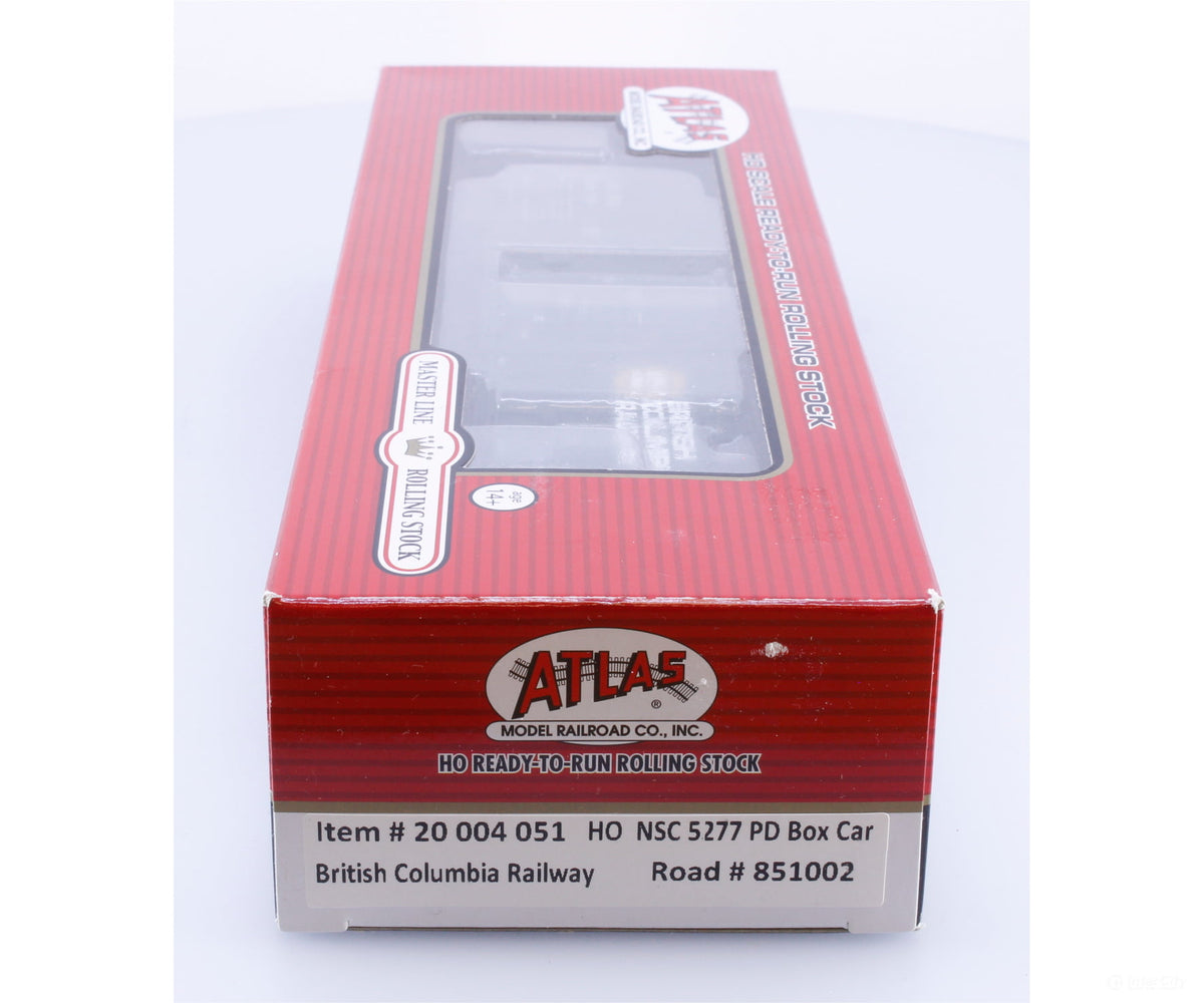 Atlas 20004051 HO NSC 5277 PD Box Car BC Rail (BCOL) 851002 - Freight Cars