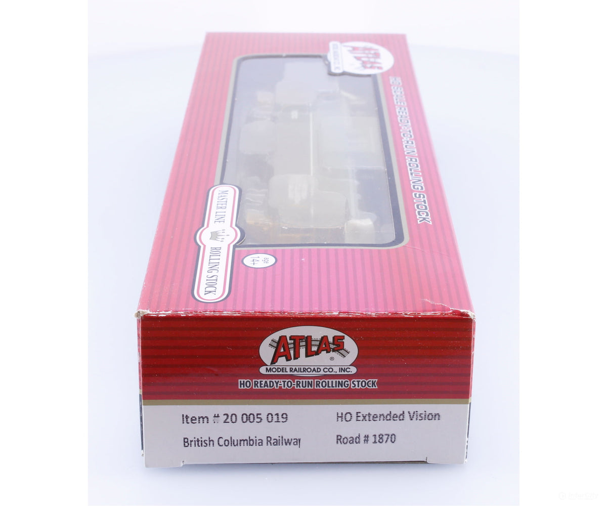 Atlas 20005019 HO Extended Vision Caboose BC Rail (BCOL) 1870 - Freight Cars