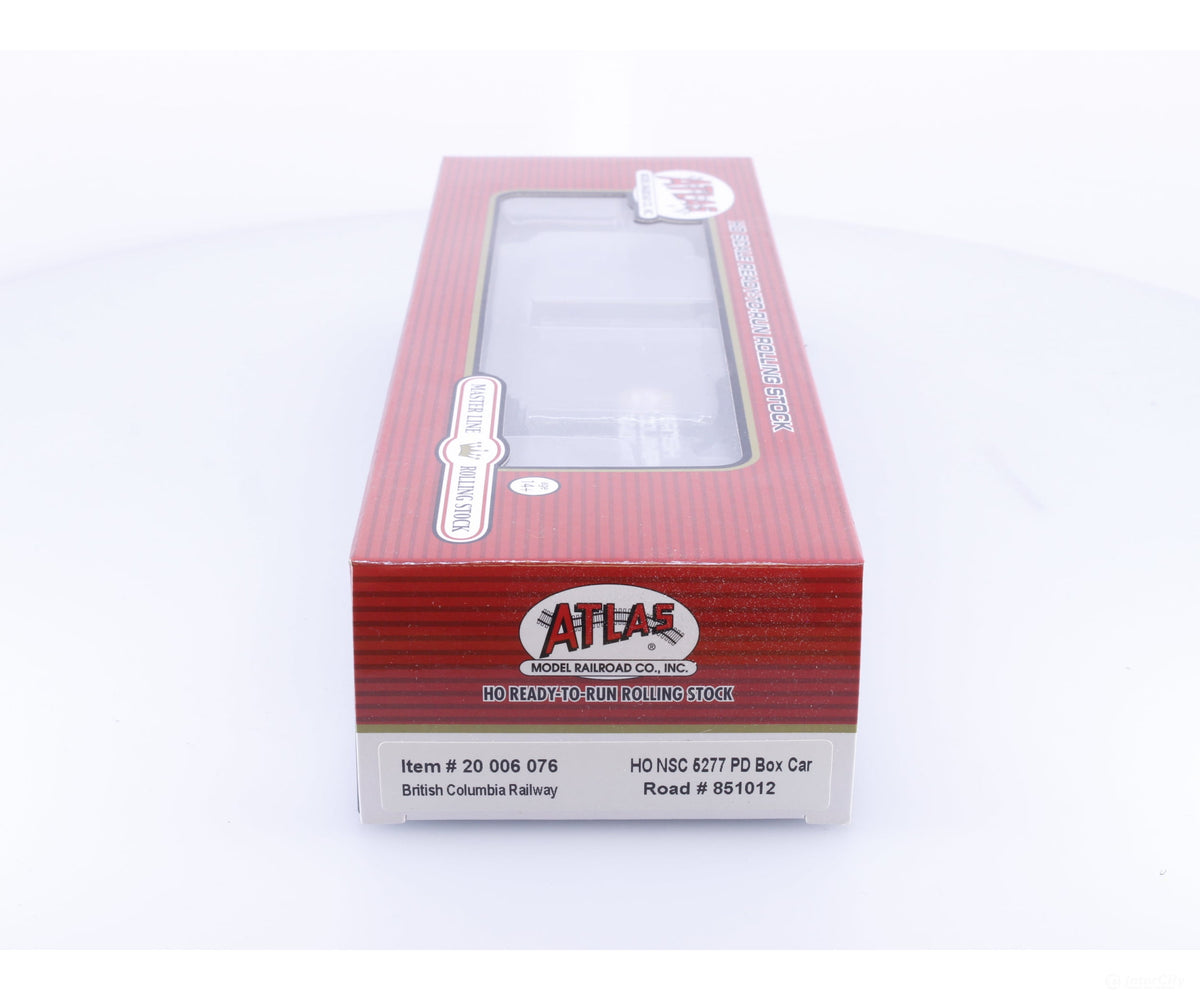 Atlas 20006076 HO NSC 5277 PD Box Car BC Rail (BCOL) 851012 - Freight Cars