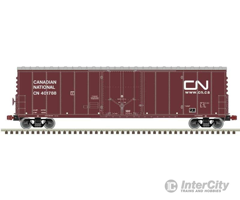Atlas 20006520 Nsc 50 Newsprint Plug-Door Boxcar - Ready To Run -- Canadian National 401712 (Boxcar