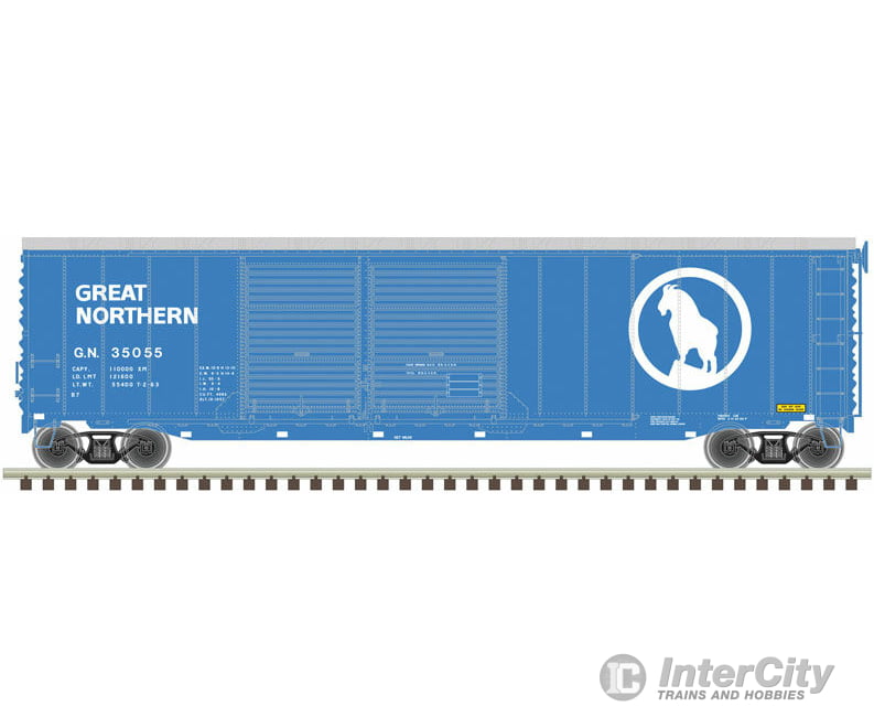 Atlas 20006580 Postwar 50 Double-Door Boxcar - Ready To Run Master(R) -- Great Northern 35809 (Big