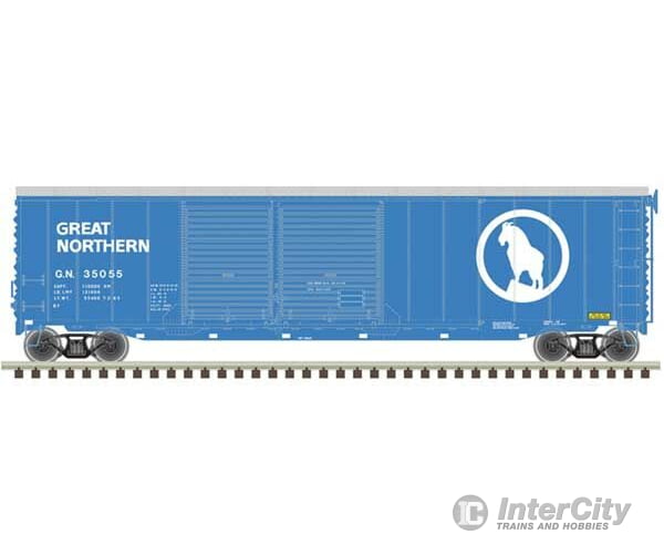 Atlas 20006581 Postwar 50 Double-Door Boxcar - Ready To Run Master(R) -- Great Northern 35930 (Big