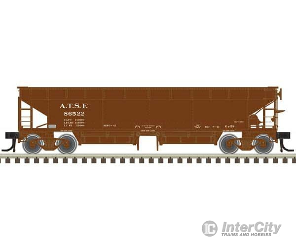 Atlas 20006806 70-Ton Hart Ballast Car - Ready To Run Master(R) -- Santa Fe 86522 (Boxcar Red White)