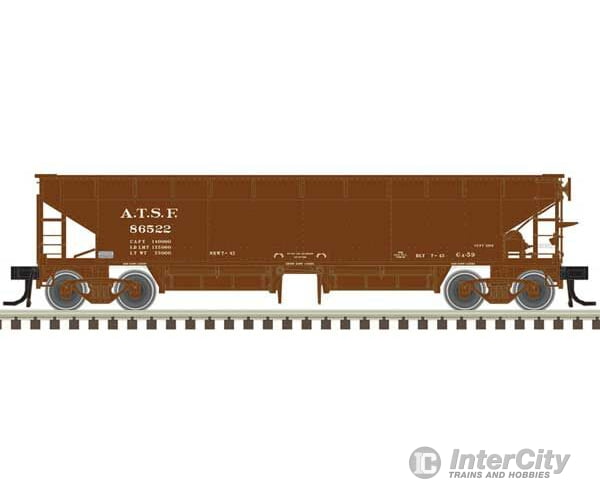 Atlas 20006813 70-Ton Hart Ballast Car 3-Pack - Ready To Run Master(R) -- Santa Fe 86588 86608 86614