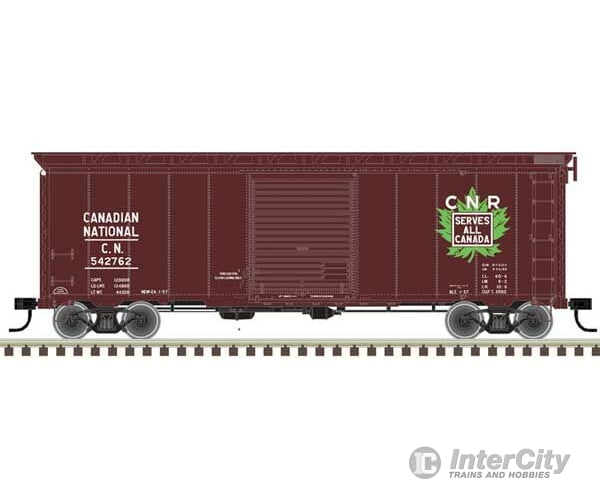 Atlas 20006831 40 Postwar Boxcar With 8 Door - Ready To Run Master(R) -- Canadian National 542823