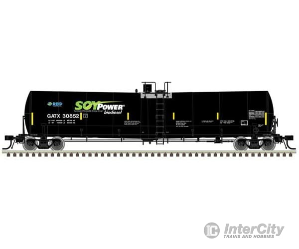 Atlas 20006895 Trinity 25 500-Gallon Tank Car - Ready To Run Master(R) -- Soy Power Bio Fuels Gatx