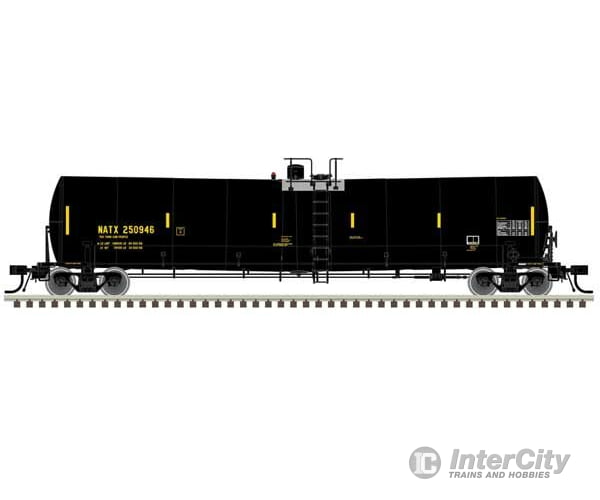 Atlas 20006898 Trinity 25 500-Gallon Tank Car - Ready To Run Master(R) -- Natx #250924 (Black Yellow