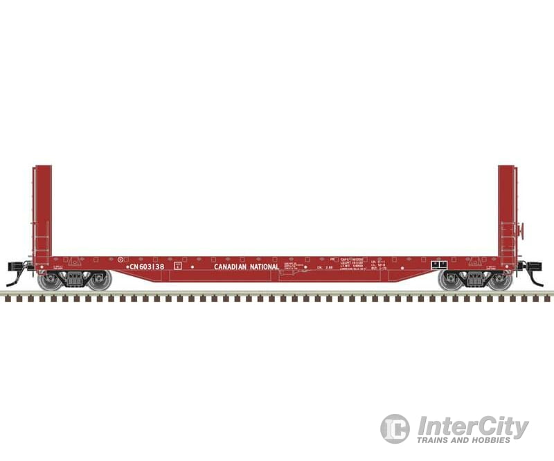 Atlas 20007095 516 Bulkhead Flatcar - Ready To Run Master(R) -- Canadian National #603154 (Boxcar