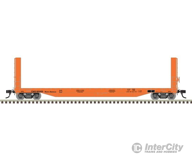 Atlas 20007098 516 Bulkhead Flatcar - Ready To Run Master(R) -- Canadian National #603417 (Orange