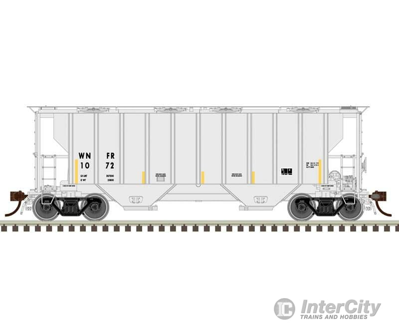 Atlas 20007126 Portec 3000 2-Bay Covered Hopper - Ready To Run Master(R) Plus -- Winifrede Rr Wnfr