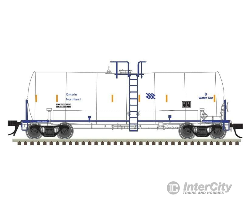 Atlas 20007231 Trinity 17 600-Gallon Corn Syrup Tank Car - Ready To Run -- Ontario Northland #8