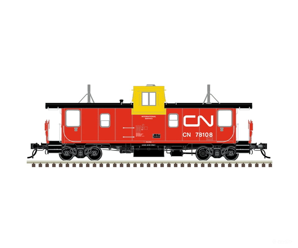 Atlas 20007783 Ho Pointe St. Charles Psc Caboose Canadian National (Cn) International Service