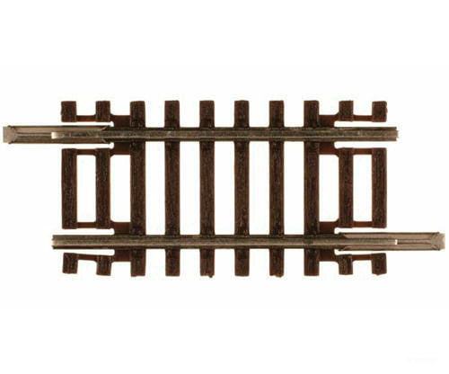 Atlas 2006 Code 55 Track W/Nickel-Silver Rail & Brown Ties -- Straight - 1-1/4 3.2Cm Pkg(6) Turnouts