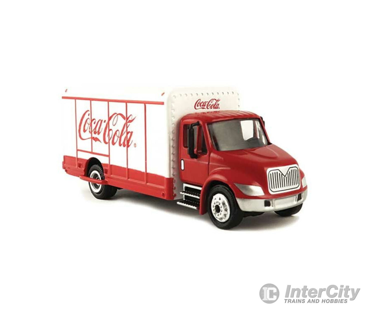 Atlas 25000032 Beverage Delivery Truck (Metal) - Assembled -- Coca-Cola (White Red) Cars & Trucks
