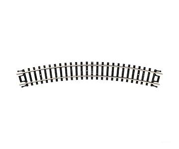 Atlas 2510 Curved Snap-Track(R) -- 9-3/4 Radius Black Ties Pkg(6) Track & Turnouts