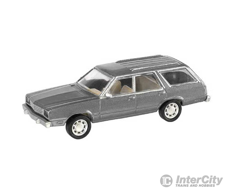 Atlas 30000150 1978 Ford(R) Fairmont Station Wagon - Assembled -- Metallic Silver Cars & Trucks
