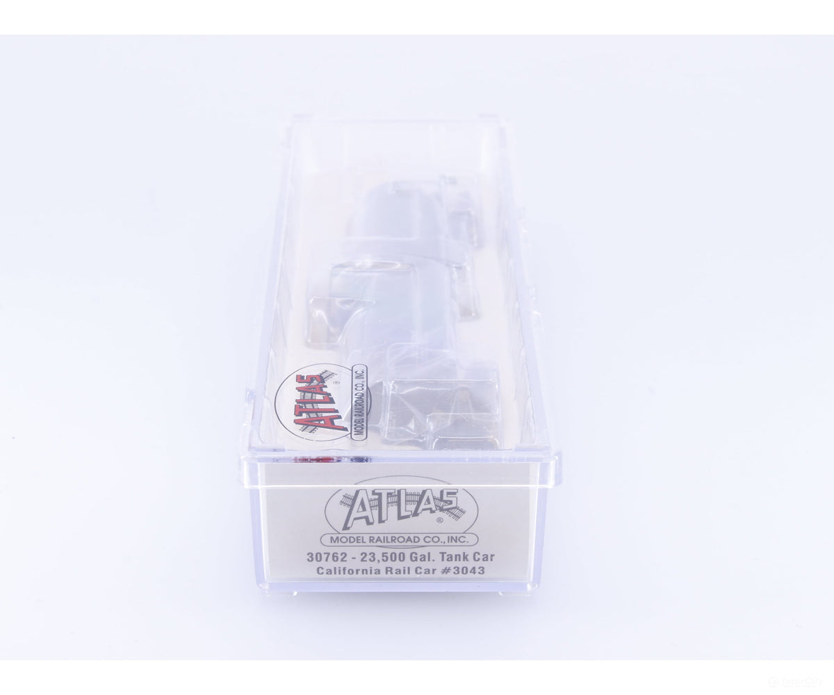 Atlas 30762 N 23500 Gal. Tank Car California Rail Car (CALX) 3043 - Freight Cars