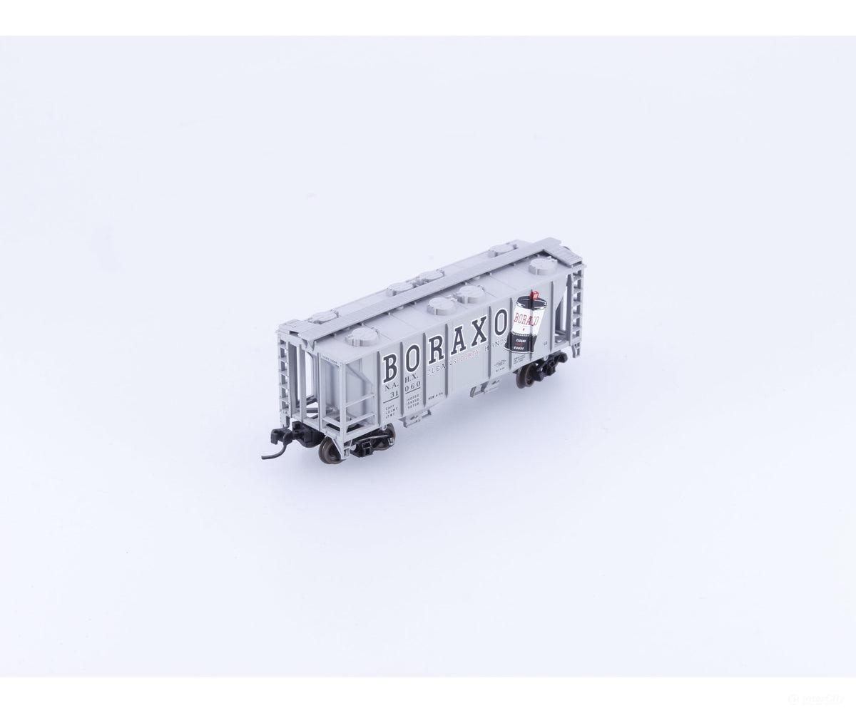 Atlas 31791 N 2 Bay PS2 Covered Hopper Car Boraxo (NAHX) 31060 - Freight Cars