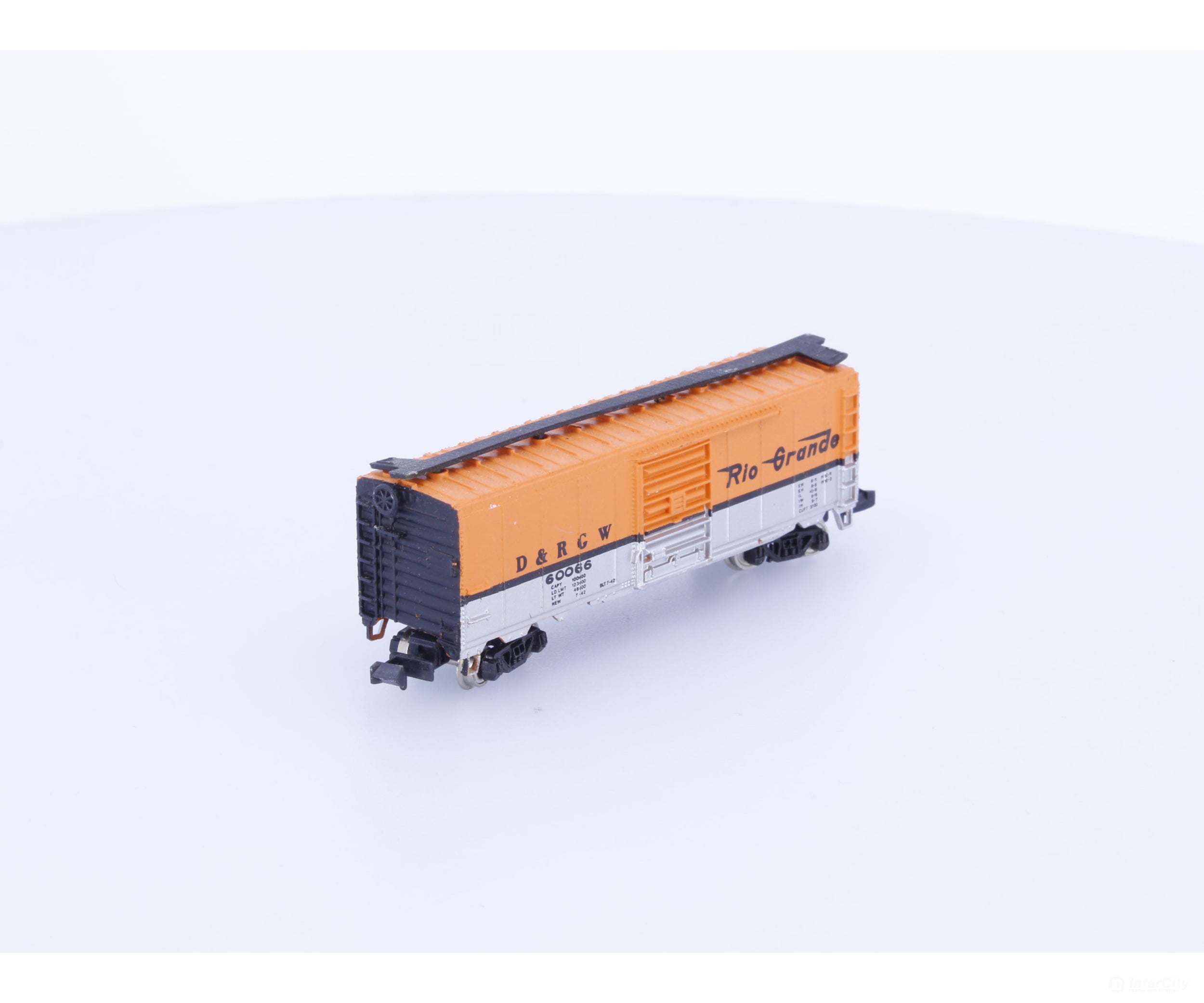 Atlas 3309-3.25 N 40’ Box Car Plug Door Denver and Rio Grande Western (DRGW) 60066 Freight Cars