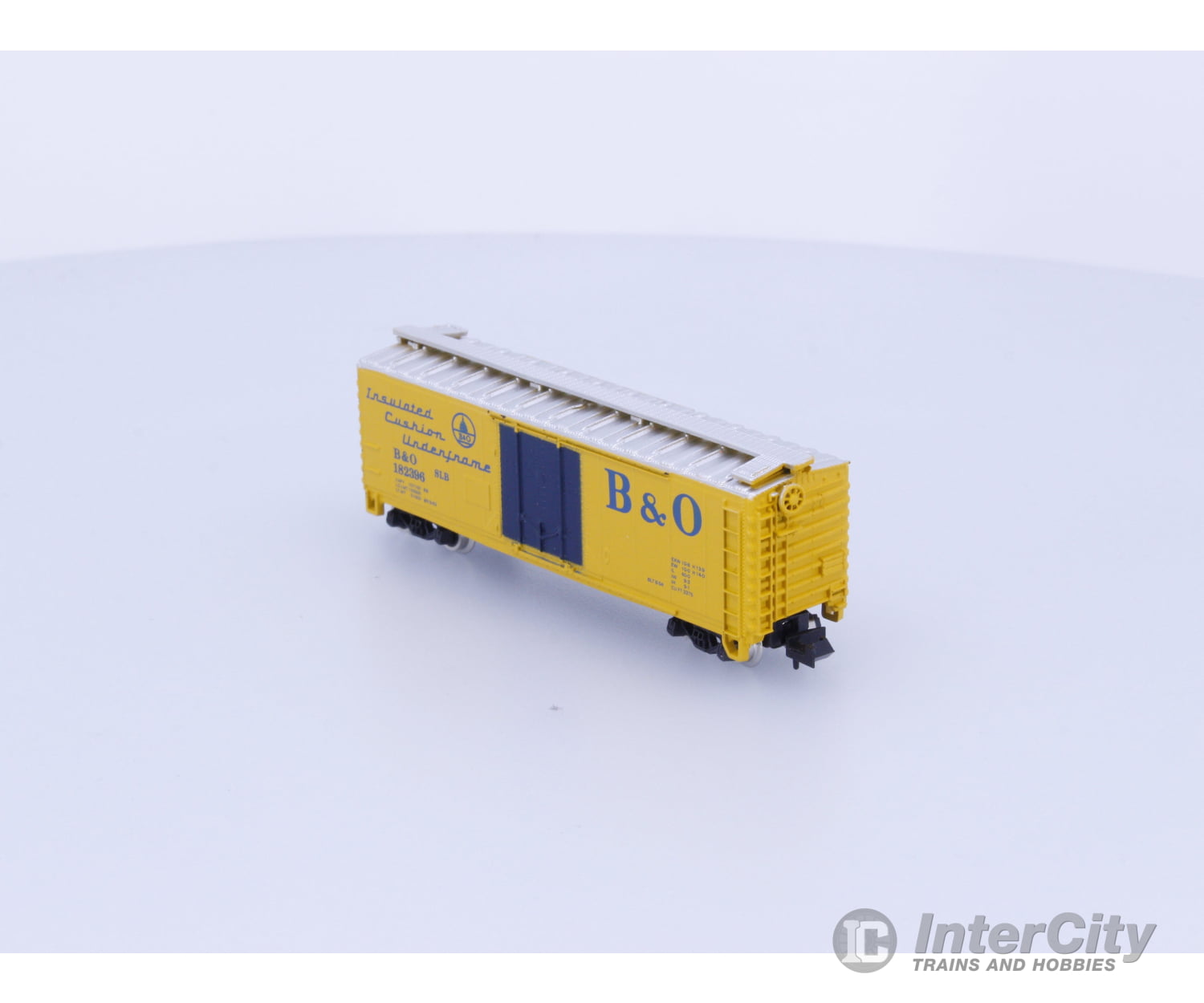 Atlas 3319 N 40’ Standard Box Car Plug Door Baltimore and Ohio (BO) 182396 Freight Cars