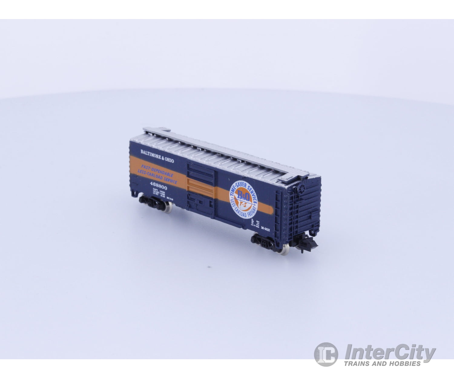 Atlas 3431 N 40’ Box Car Baltimore and Ohio (BO) 468800 Freight Cars