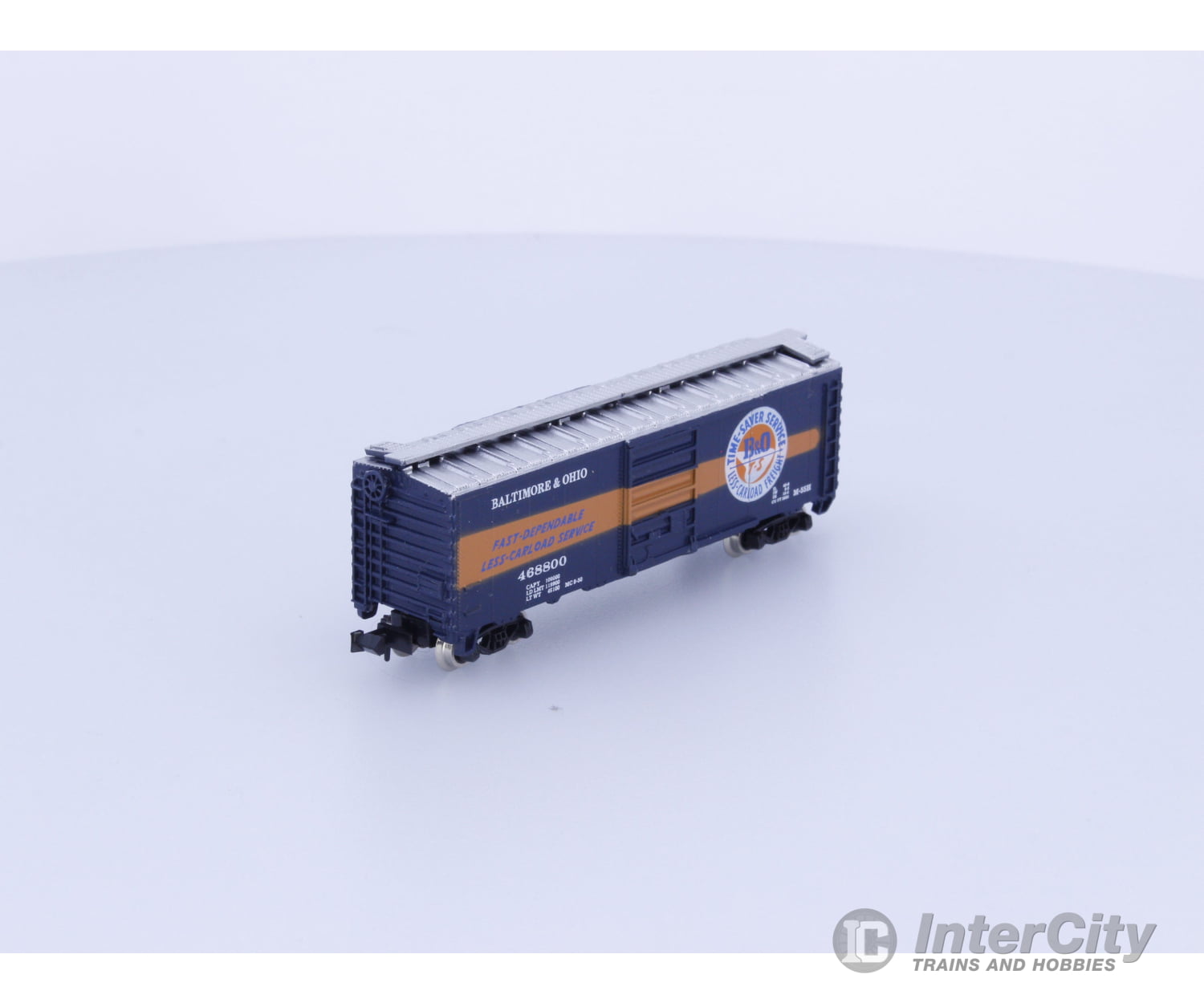 Atlas 3431 N 40’ Box Car Baltimore and Ohio (BO) 468800 Freight Cars