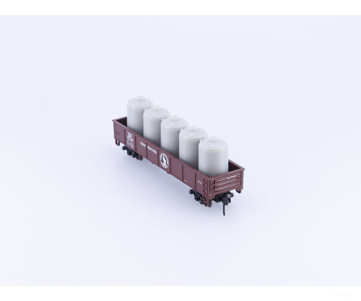 Atlas 35152 N 42’ Gondola w/ Load Great Northern (GN) 75739 - Freight Cars