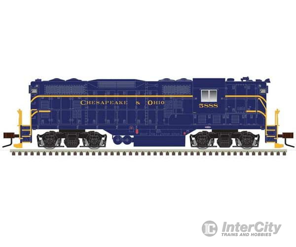Atlas 40005342 Emd Gp7 Phase Ii - Standard Dc -- Chesapeake & Ohio #5888 (Blue Gold) Locomotives