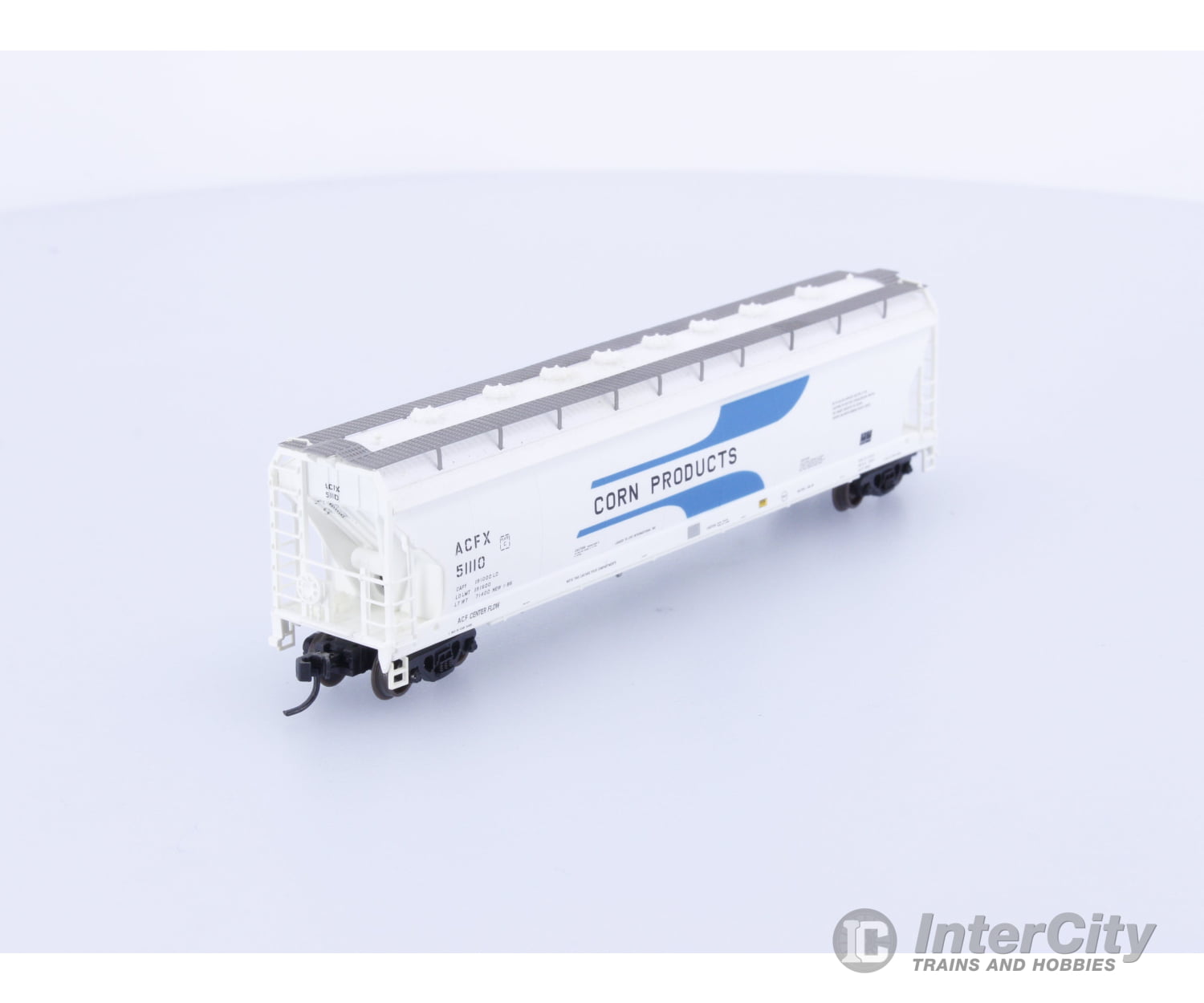 Atlas 40031 N ACFX PressureAide Center Flow Corn Products American Car and Foundry (ACF/ACFX) 51110 Freight Cars