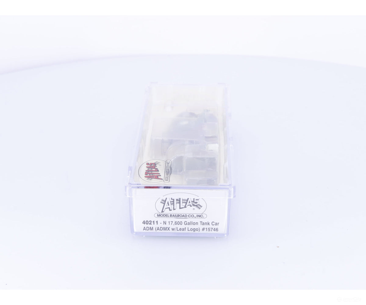 Atlas 40211 N 17,600 Gal. Tank Car ADM (ADMX) 15746 - Freight Cars