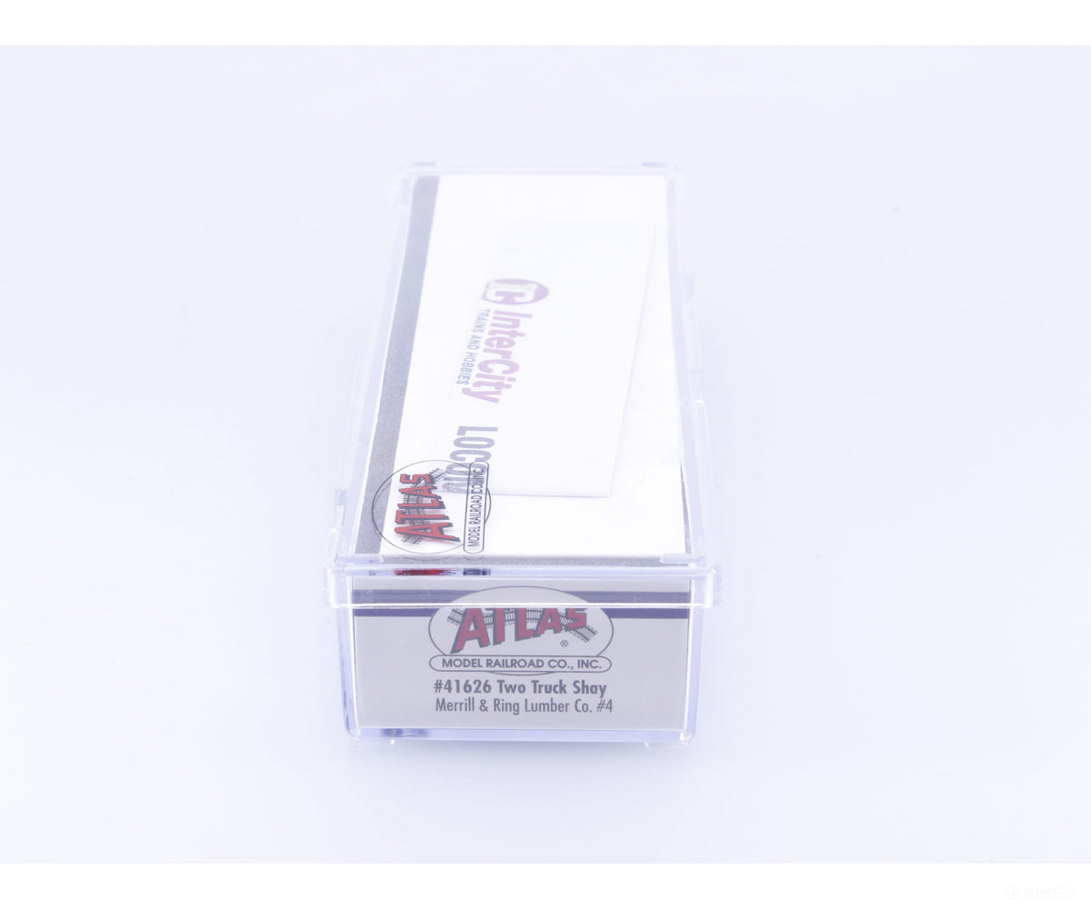 Atlas 41626 N 2 Truck Shay Steam Locomotive Merrill & Ring Lumber Co Theodosia Arm 4 Analog DC - Locomotives
