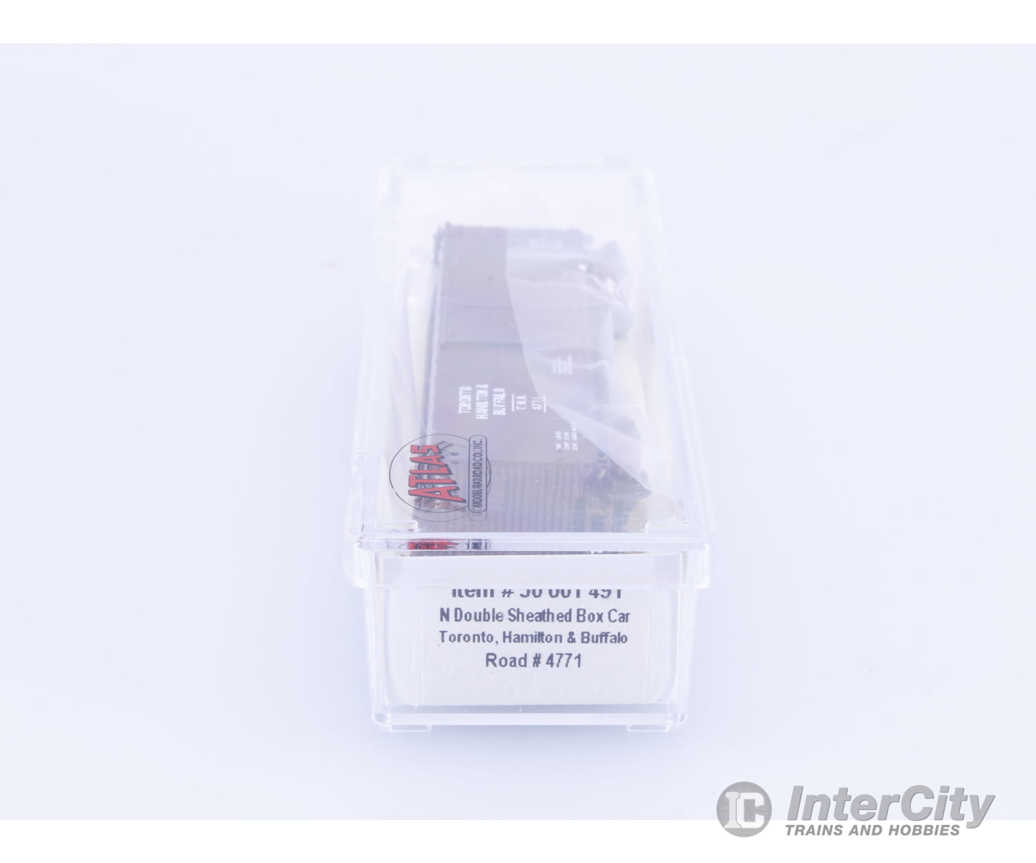 Atlas 50001491 N 40’ Double Sheathed Boxcar Toronto Hamilton and Buffalo (THB) 4771 Freight Cars