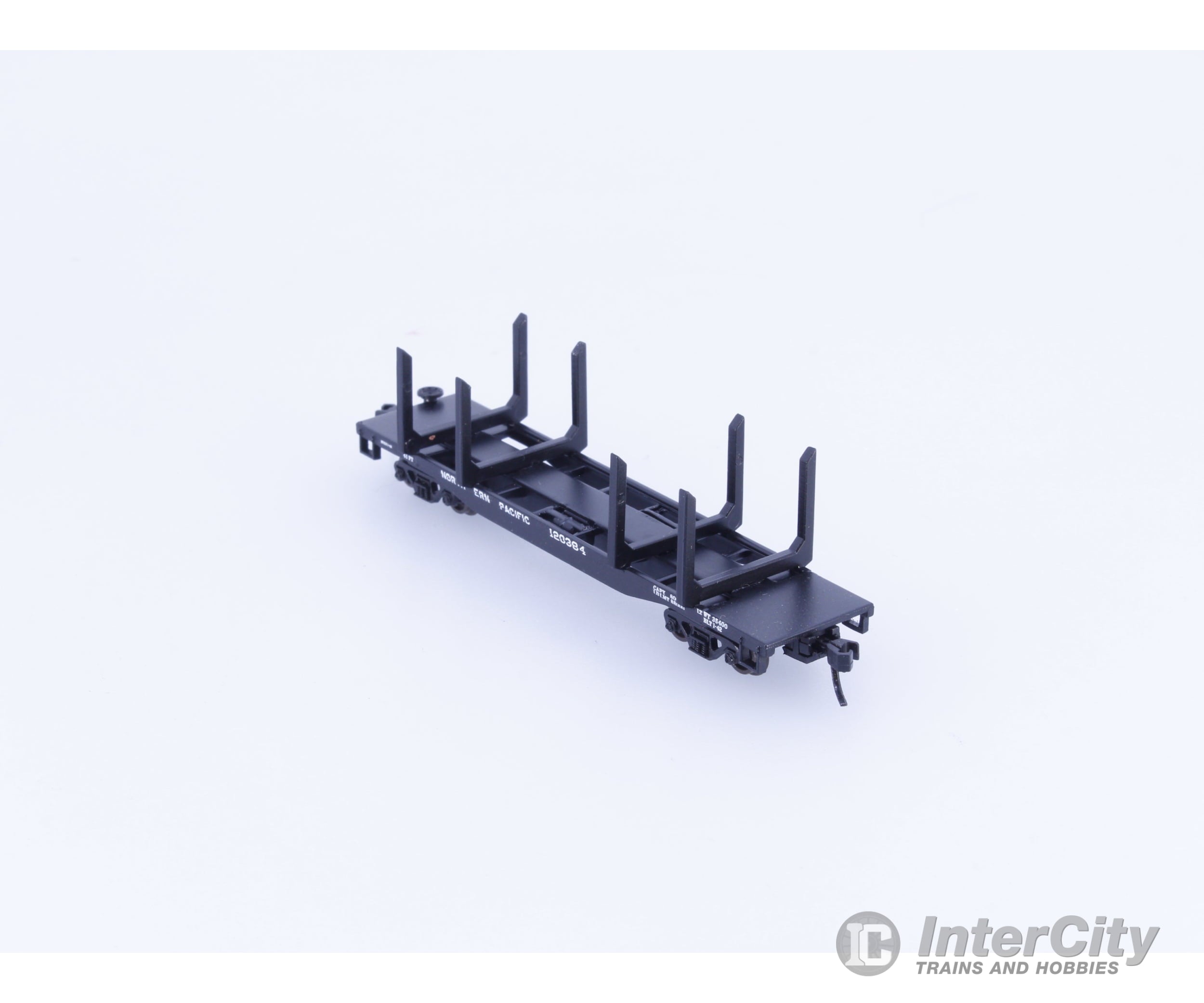Atlas 50004951 N 45’ Logging Flatcar Northern Pacific (NP) 120384 Freight Cars