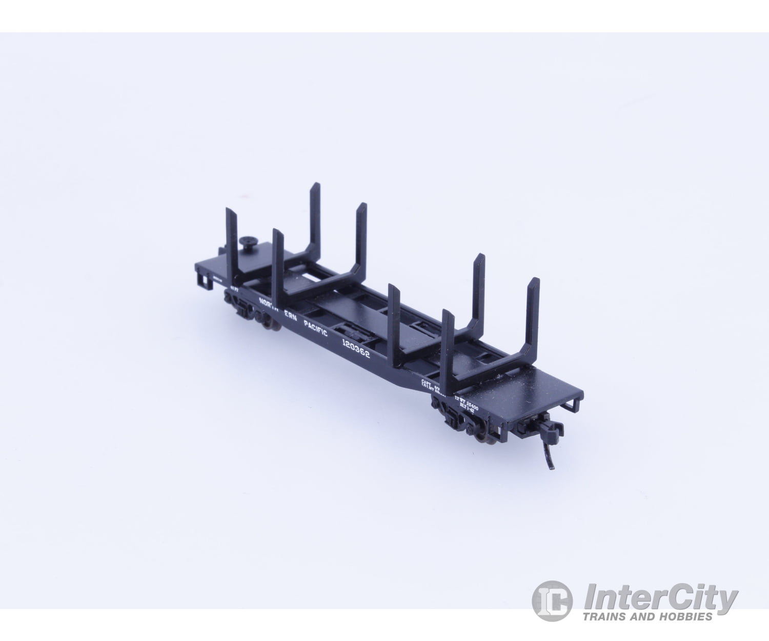 Atlas 50004952 N 45’ Logging Flatcar Northern Pacific (NP) 120362 Freight Cars
