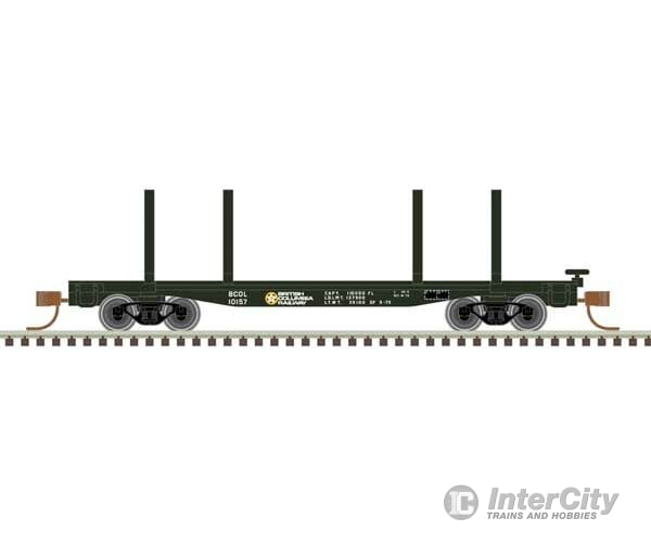 Atlas 50006278 45 Logging Flatcar - Ready To Run Master(R) -- British Columbia Railway #10157